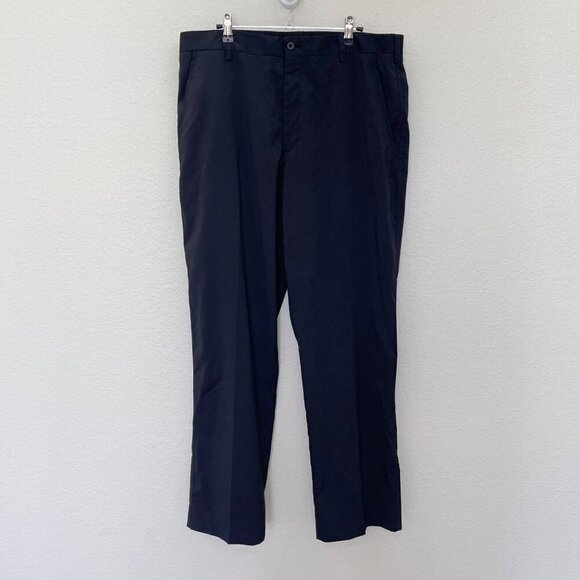 Nike Golf Fit Dry Black Athletic Performance Stretch Pants 256648-010 Mens 36x32 - Picture 1 of 8
